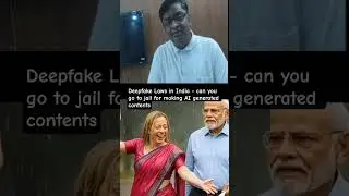 Deepfake Laws in India l can you go to jail for making AI generates contents #bestjudiciarycoaching