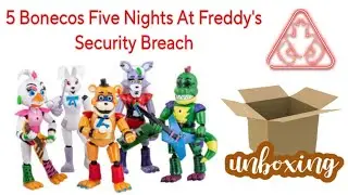 unboxing do kit de bonecos  security breach ( bonecos piratas)