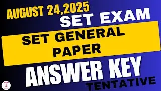 SET GENERAL PAPER ANSWER KEY AUGUST 2025|set exam answer key toss academy