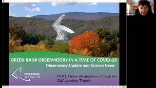 1-20 Green Bank Observatory Community Zoom, Operations Updates, Science from Kat Barger (TCU)