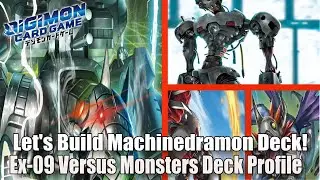 Let's Build DM Machinedramon Deck | Ex-09 Versus Monsters Theory Craft Time | Digimon Card Game