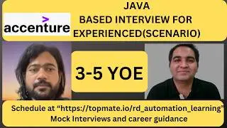 Java Interview Experience at Accenture| Real-Time Questions & Answer