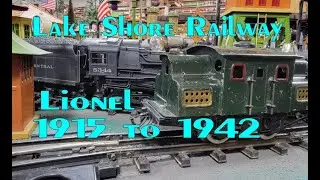 Lionel Prewar O Gauge Trains 1915 to 1942 on T-Rail Lake Shore Railway No 153