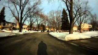 Cycling in the Thaw of 2011 in Darien, IL, V9