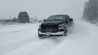 2008 Ram 1500 TRX 4 Off Road in the Snow 