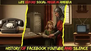 Life Before Social Media in America | Slow History of Facebook YouTube and Silence