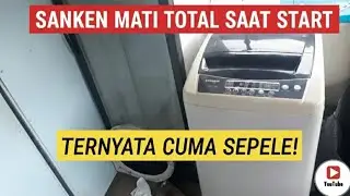 Menaganin mesin cuci mati saat di star SANKEN #serviselektronik #servismesinotomatis@fixandy