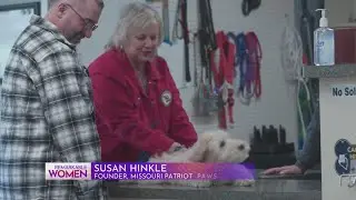 Remarkable Woman: &nbsp;Susan Hinkle founded Missouri Patriot Paws to support veterans and first responde