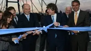 08 de OCT. Inauguración puente Juan Perón en Villa María. Amado Boudou