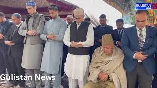 Farooq Abdullah led Eid prayers at Hazratbal Dargah for J&K and Ladakh peace.
