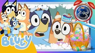 Bluey Easter 2 Minute Toothbrush timer With toothbrushing guide