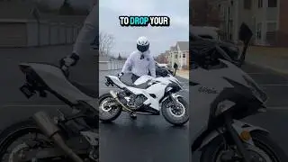 Как не уронить мотоцикл #ninja400 #motorcycle #sportbike #bike #biketok #shorts