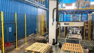 Robot Pallettizzatore sacchi di prodotto chimico
