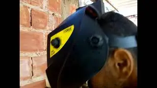 Soldando amortecedores, com a mig sem gás, Será que  dá certo?