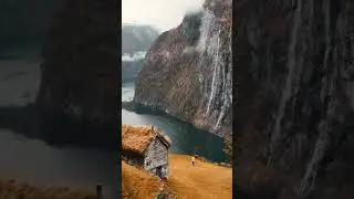 Breathtaking fall in Norway ✨😍😍😍✨ #Travel #shorts #traveling #travellerlife #vacation