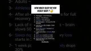 Are You Sleeping Enough ? 😪 #sleep #health#shorts #youtubeshorts