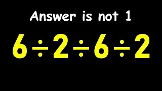This Simple Math Problem Will Surprise You!