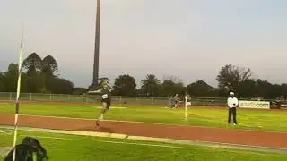 Toni Kuusela heitt&auml;&auml; Potchefstroomissa 80,12