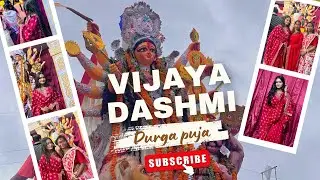 Maa Durgar Bidaay 🙏🏻 Ek Bisshonno Kintu Shubho Muhurto ❤️ 🥺 || PRANJALI SAHOO || 