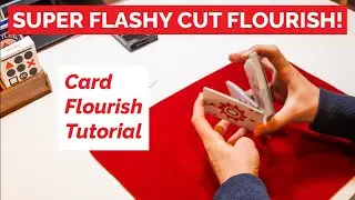 Learn this flashy cut flourish in 3 minutes! | Easy Card Flourish Tutorial