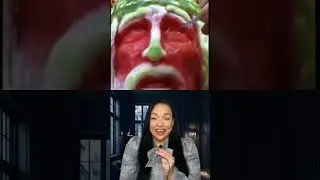 Creative Art 🍉+👱🏼&zwj;♂️(Jesus & Watermelon)#shorts #christian #art