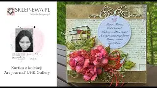 Kartka z kolekcją UHK Gallery 'Art Journal'