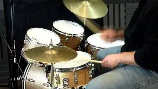 Vintage Slingerland 20/12/13/16 Kit & Eames 6.5