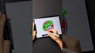 Best Football Animation 🤩#logoanimation #procreate #fcbayern