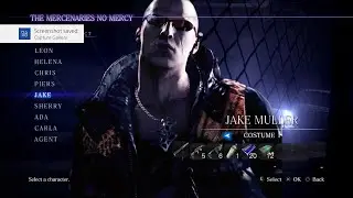 Resident evil 6 Golden THE mercenaries no mercy JAKE M ( Requiem For War score :2042292)