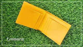 [Leather Craft] 카드를 옆으로 넣는 지갑을 만든다면⁉｜옆 카드칸 반지갑｜ Bifold wallet