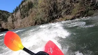 Kayak, Dagger Code On Siuslaw River Oregon