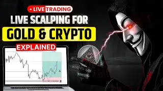 Live GOLD and CRYPTO Scalping Trading | DAY 199 #goldtrading #cryptotrading #bitcoin