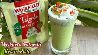 Weikfield Falooda Mix Kesar Pista Flavour | How to make Weikfield Kesar Pista Falooda | Weikfield