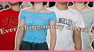 Trying on EVERYTHING in my Closet 2020!! *declutter*