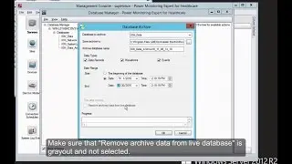 Archiving Power Monitoring Expert or StruxureWare Monitoring Databases | Schneider Electric Support