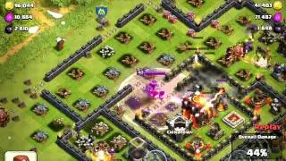 clash of clans【星辰】tetwah's 2 stars attack....14