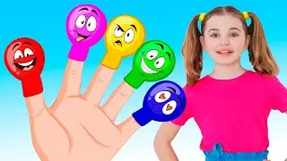 Balloon Finger Family Song and Nursery Rhymes & Fun Songs For Kids