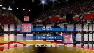 North Carolina State Wolfpack Vs Rutgers Scarlet Knights College Hoops 2K6 Simulation
