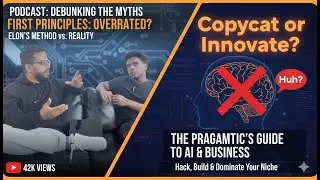 Elon is WRONG grok says 1st principle thinkng is OVERARTED