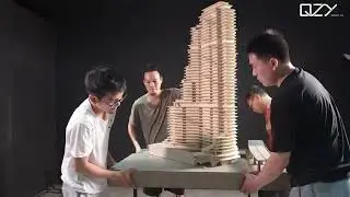 🏙️ Kengo Kuma &times; AL GHURAIR &ndash; Conceptual Luxury Apartments Model#architecture  #modelmaking