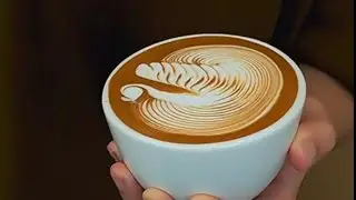 Swan latte art tutorial coffee lovers