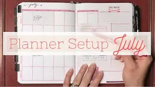 July 2020 Unbound Planner Monthly Setup | Fly Lady Zone Cleaning System