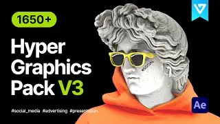 HYPER V3 | Motion Graphics Pack | 1650+ Video Templates | Best Free Tool for After Effects