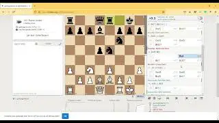 a Bullet chess game with computer analysis