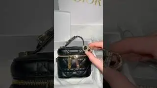 Cute Dior Micro vanity (black)🌸#dior #diorbag #love #fy #fypシ #tiktok #fypage #reels #follower #fyp