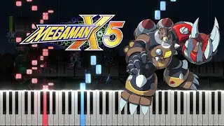 Mega Man X5 - Grizzly Slash Stage [Runaway Truck] (Piano Tutorial by Javin Tham)