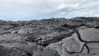 Fresh lava field in Hawaii - what's it like?