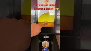 Unlimited refill of drinks | Ekkemai Mcdo| Thailand#home #shortfeeds | ALMAEzing Travels Ph