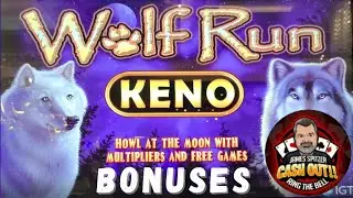 WOLF RUN BONUSES!! #kenonation #keno #casino