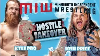 Kyle Pro (c) vs. Josh Price, Minnesota Independent Wrestling, 3/22/2025, Chanhassen, MN